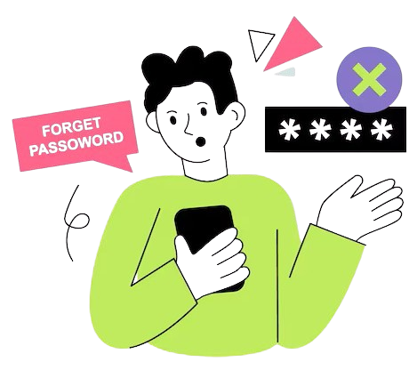 Password recovery illustration